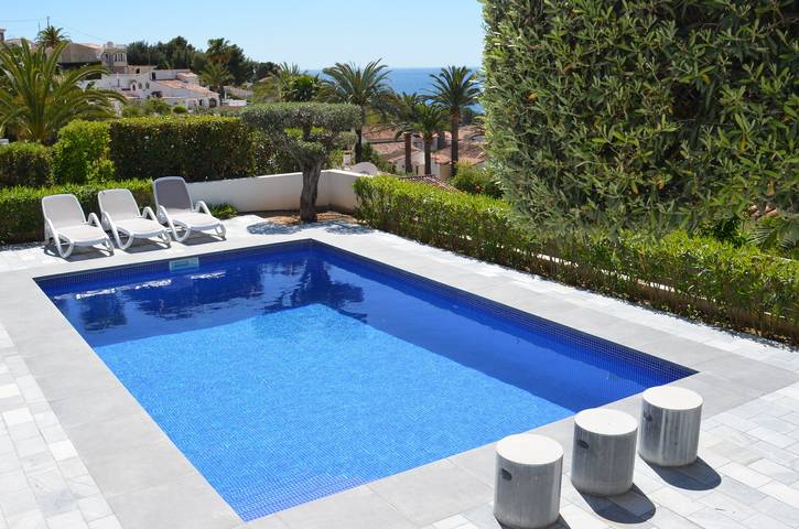 Casa rural para 8 personas, con Vistas al mar además de Terraza y Jardín en Benisa