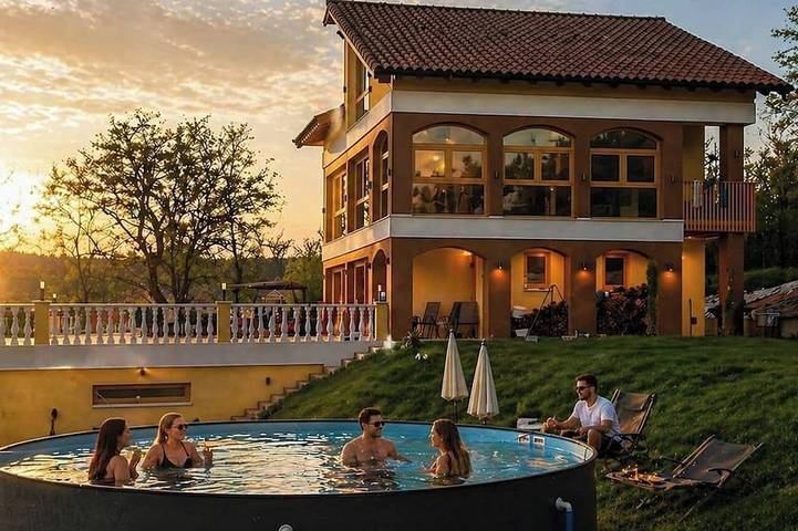 Villa for 12 people, with terrace and yard in Slovakia