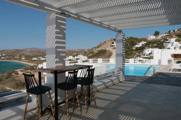 Villa pour 3 personnes, avec vue ainsi que jardin et piscine dans Naxos - 3