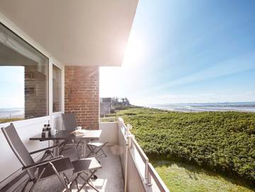 Ferienwohnung für 3 Personen, mit Balkon und Sauna sowie Pool auf Föhr