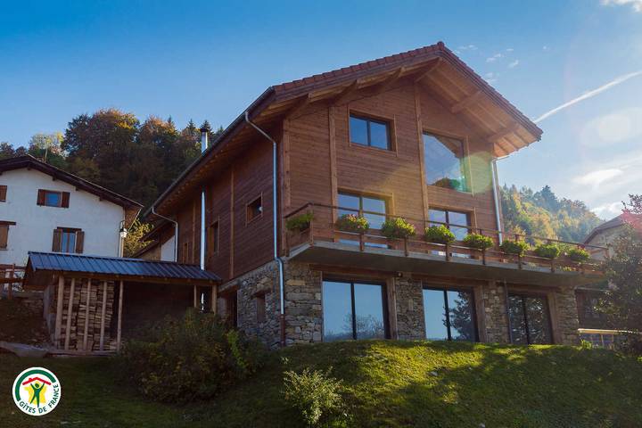 Gîte pour 8 personnes, avec Terrasse et Vue