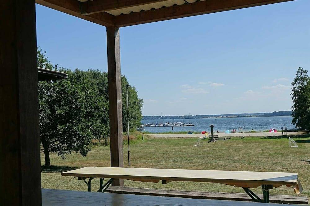 Bungalow A 1 - Feriendorf Silz im Kiefernwald mit eigenem Strandzugang in Silz, Fleesensee