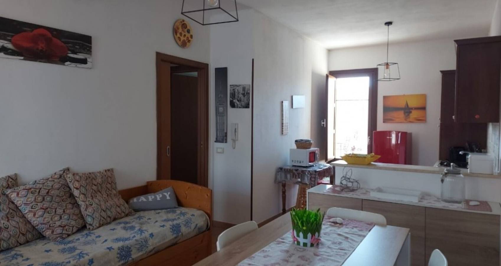 Casa Alhena: vistas a la montaña, terraza privada y aire acondicionado in San Vito Lo Capo, Provincia de Trapani