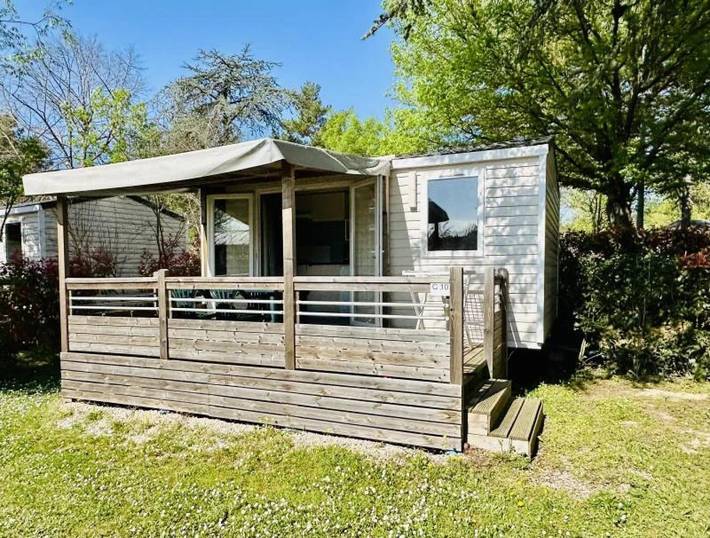 Mobil home pour 2 personnes, avec bassin pour enfant à Collias - 3