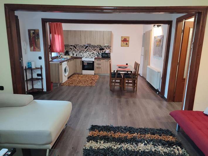 Ferienwohnung für 5 Personen, mit Garten und Ausblick, kinderfreundlich