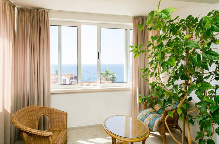 Apartament wakacyjny dla 4 osób, z widok na ocean w Dubrownik
