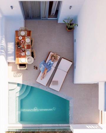 Gîte pour 5 personnes, avec jardin ainsi que jacuzzi et piscine dans Agia Anna