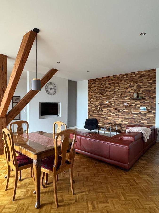 Ferienwohnung für 6 Personen, mit Balkon und Terrasse sowie Sauna und Ausblick in Nordermeldorf