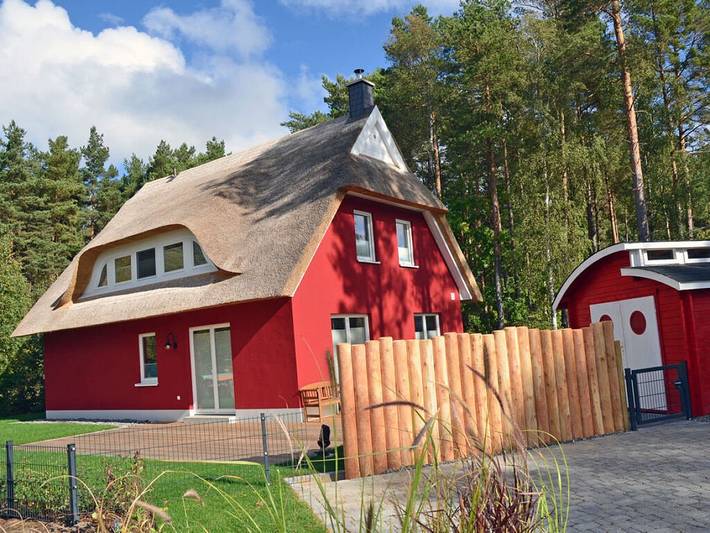 Luxus-Ferienhaus für 8 Personen, mit Sauna und Garten, mit Haustier