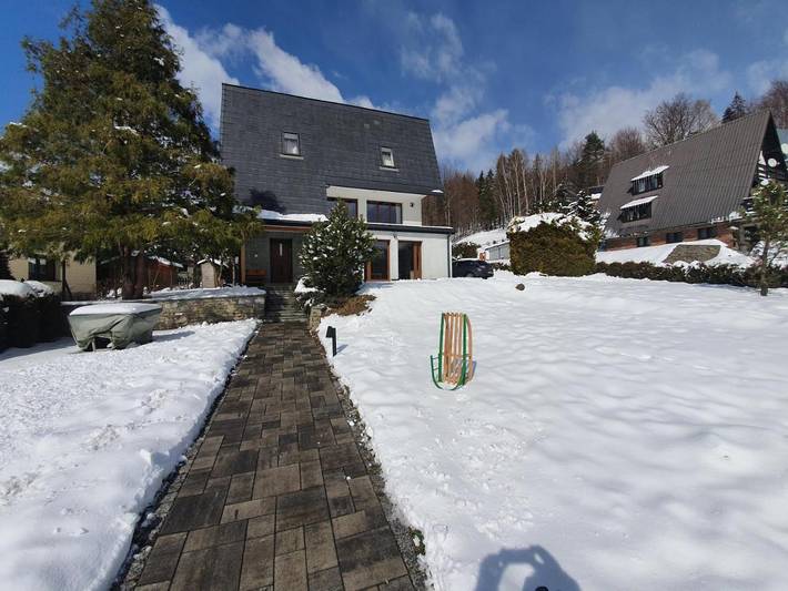 Dom dla 8 osób, z ogród i widok w Brenna