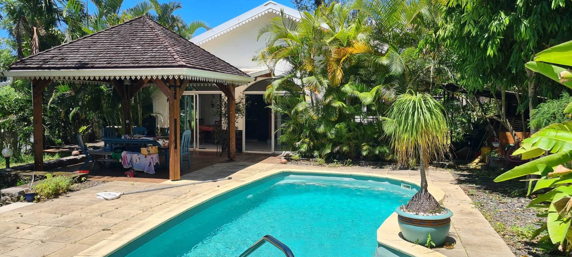 Elegante Villa mit Pool in Saint-Paul, Réunion, Meerblick in Saint-Paul, La Réunion