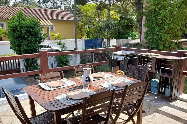 Gîte pour 6 personnes, avec terrasse dans Golf de Chiberta - 3