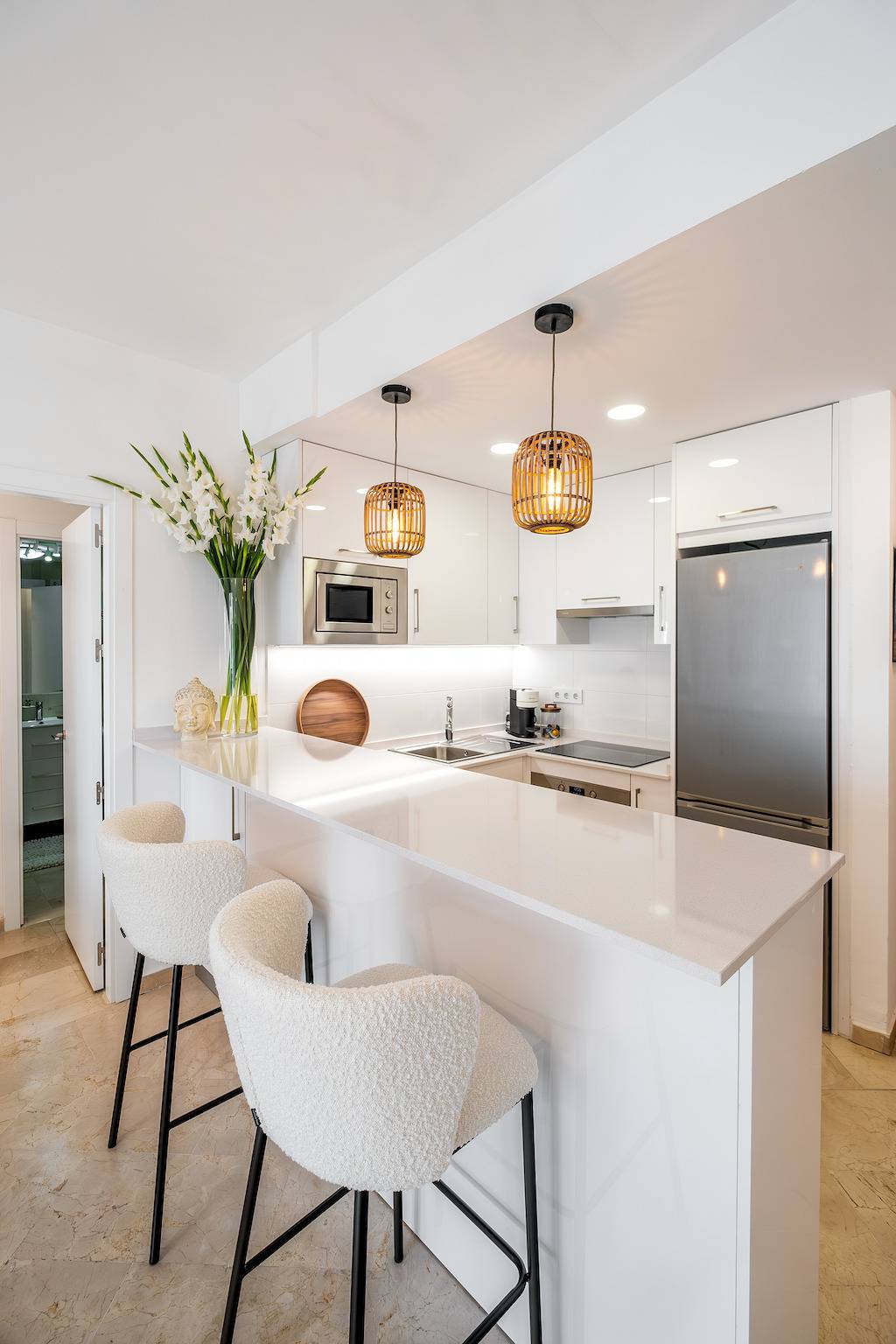 Hel lägenhet, Lägenhet för 3 Personer med pool in Saladillo Benamara, Estepona