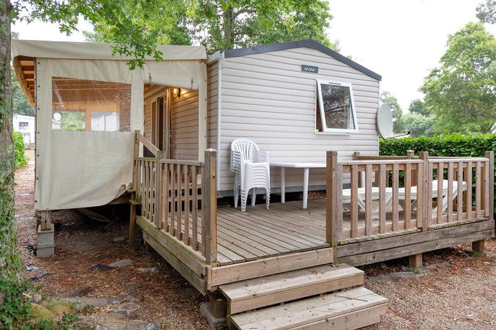 Mobil home pour 6 personnes, avec Bassin pour enfant