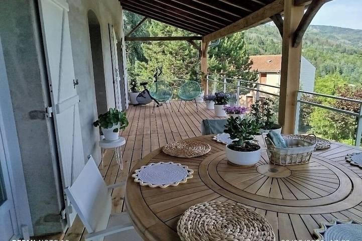 Maison de vacances pour 12 personnes, avec Terrasse et Jardin