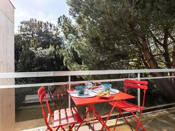 Gîte pour 4 personnes, avec terrasse dans Plage du Platin