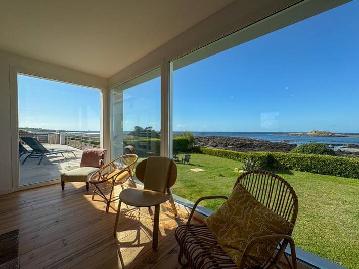 Location de vacances pour 10 personnes, avec vue et jardin dans Portsall - 2