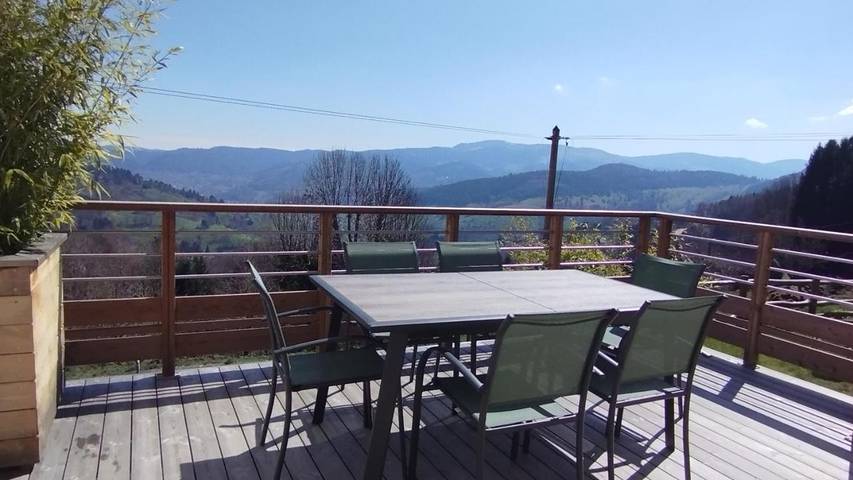 Maison de vacances pour 6 personnes, avec Balcon et Terrasse ainsi que Jardin et Vue