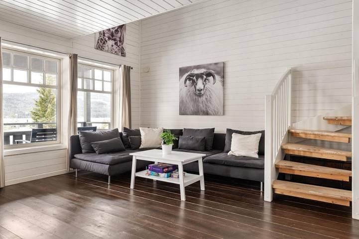 Vakantiehuis voor 6 personen, with tuin and uitzicht as well as uitzicht op het meer in Trysil