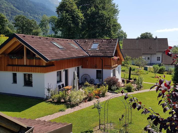 Ferienwohnung für 4 Personen, mit Balkon und Garten, kinderfreundlich