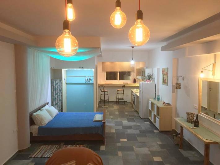 Vakantieappartement voor 2 personen, met balkon en uitzicht in Faliraki