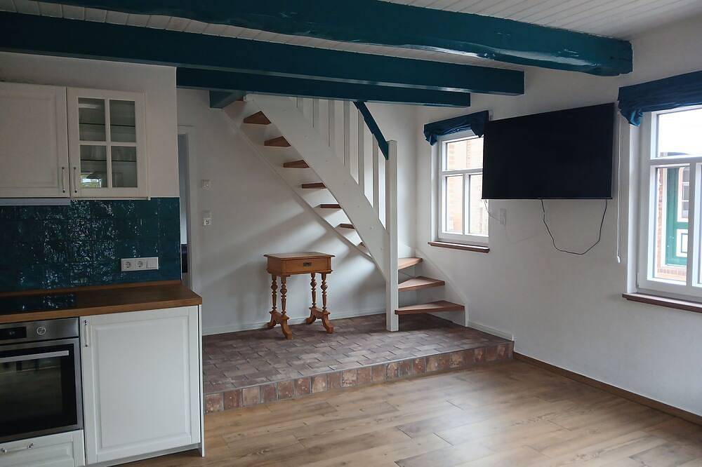 Liebevoll renoviertes, ostfriesisches Backsteinhaus \"Huus up Hook\" in Grimersum, Krummhörn