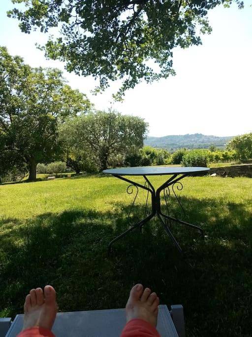 Location de vacances pour 2 personnes, avec vue et jardin ainsi que terrasse et piscine à Lacoste - 3