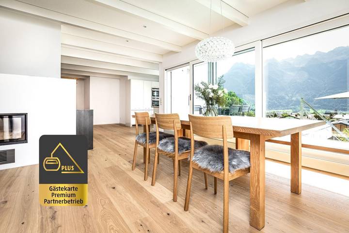 Ferienwohnung für 5 Personen, mit Terrasse und Garten sowie Sauna in Bludenz