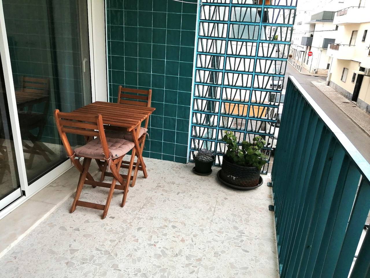 Ganze Wohnung, Apartment 'Casa Verde Rio' mit Balkon, Wlan und Klimaanlage in Vila Real de Santo António, Faro Distrikt