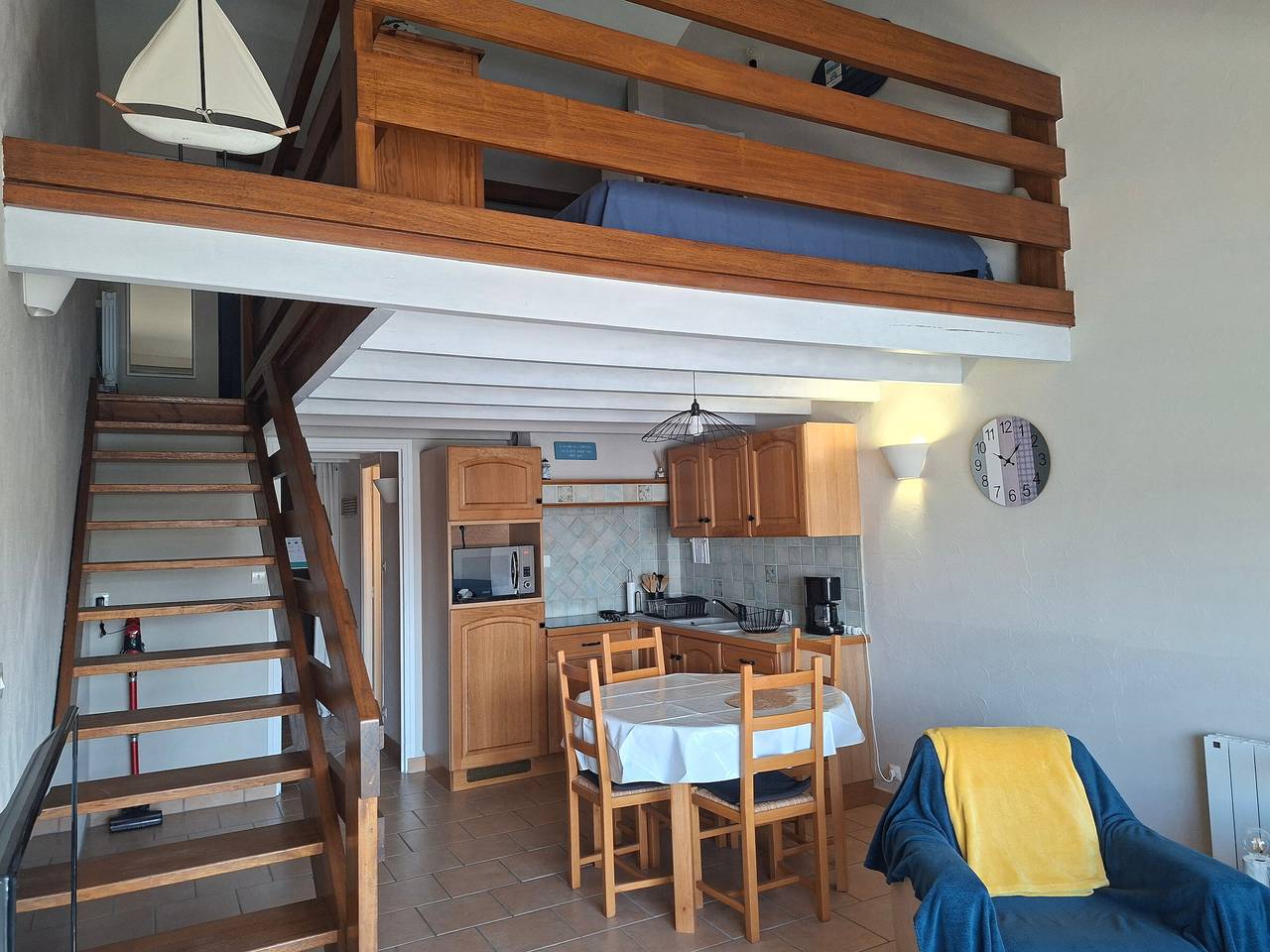 Appartement entier, Duplex avec balcon à 2 min de la plage in Fort-Mahon-Plage, Région d'Abbeville