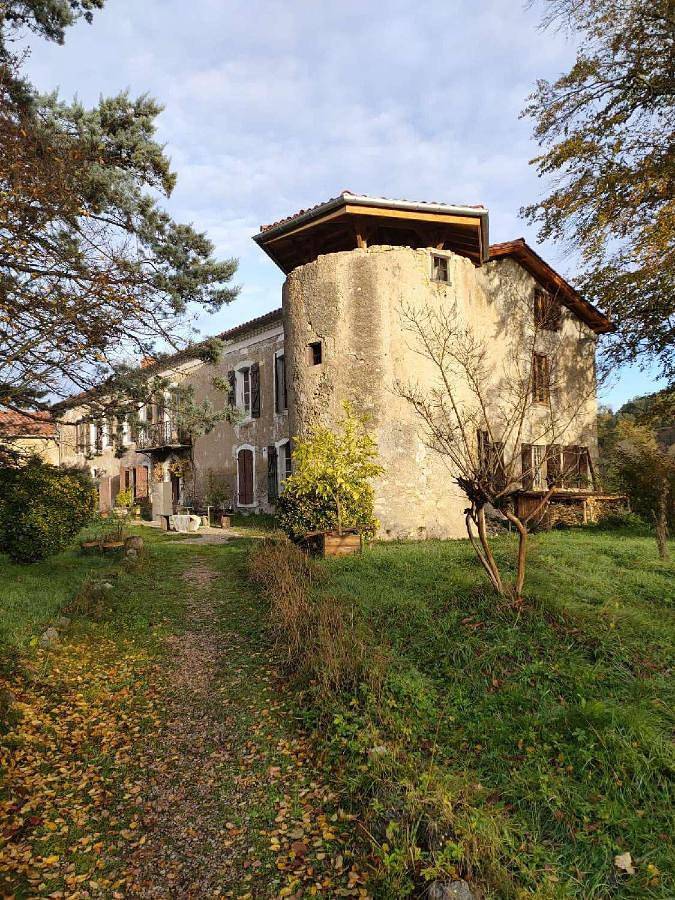 Maison d’hôte pour 2 personnes, avec jardin et vue à Montesquieu-Avantès