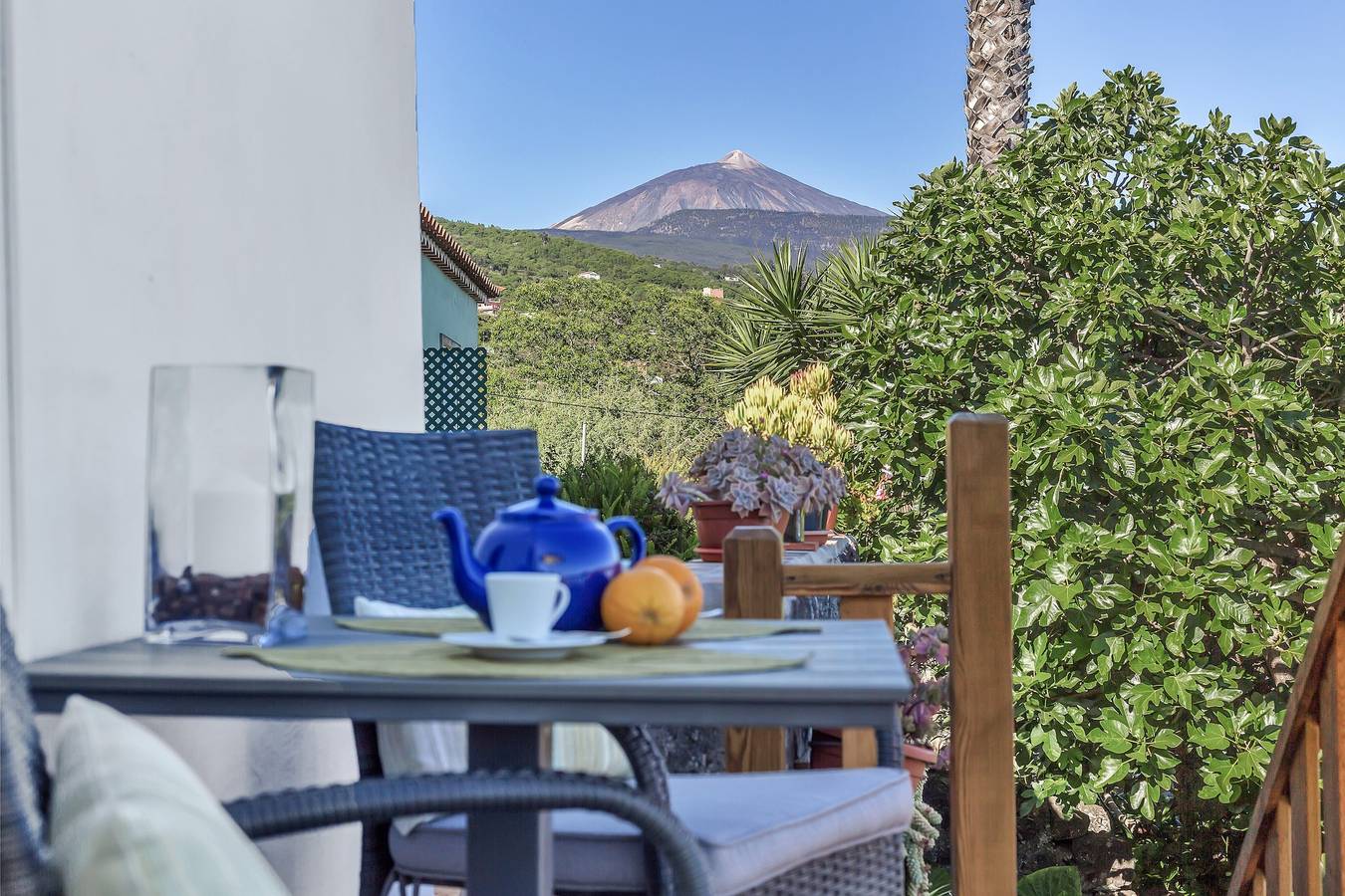 Haus mit Meer- und Bergblick, Wlan, Terrasse, Garten – Haustiere erlaubt in El Sauce, La Orotava