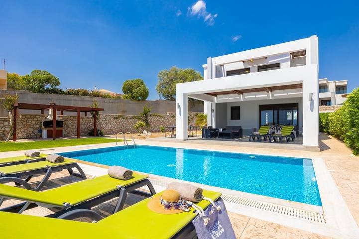 Villa für 7 Personen, mit Garten und Meerblick auf Rhodos - 3