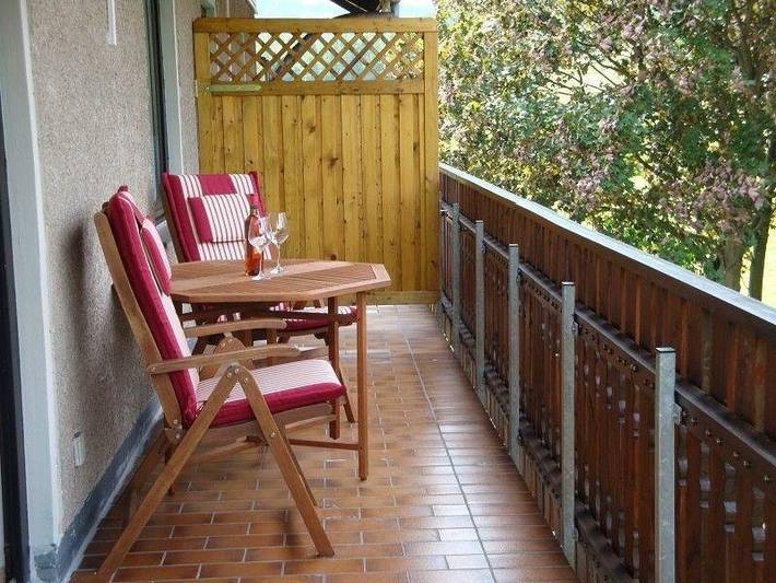 Ferienwohnung für 2 Personen, mit Balkon und Garten sowie Sauna in Wolfshagen