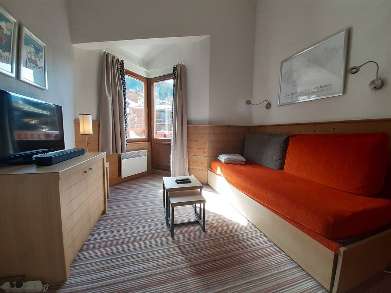 Ganze Wohnung, Gemütliche Wohnung im Zentrum von La Tania, 4 Pers, nahe Pisten in La Tania, La Perrière