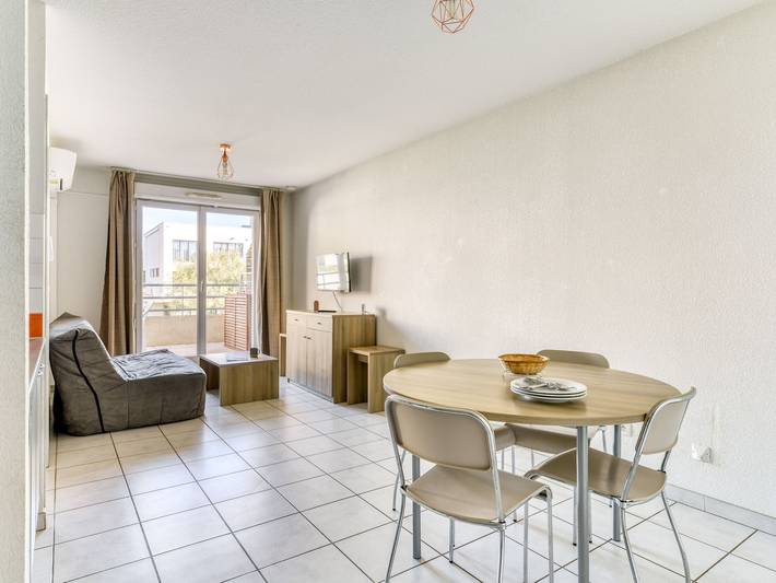 Appartement de vacances pour 4 personnes, avec Balcon et Piscine
