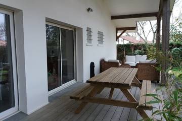 Location de vacances pour 6 personnes, avec jardin et terrasse dans Réserve naturelle du Courant d'Huchet