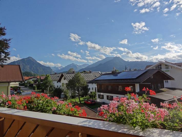 Pension für 5 Personen, mit Balkon im Oberallgäu