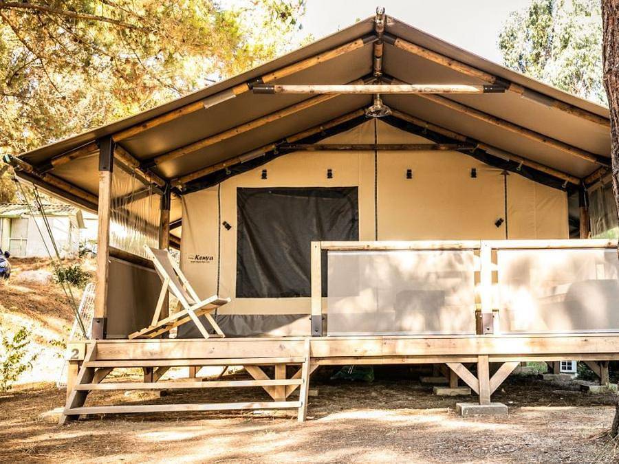 Camping Olva  - Tente en toile et en bois 4 personnes - Tente Lodge - Sans sanitaires - arrivée le samedi en haute saison in Sartène, Arrondissement de Sartène