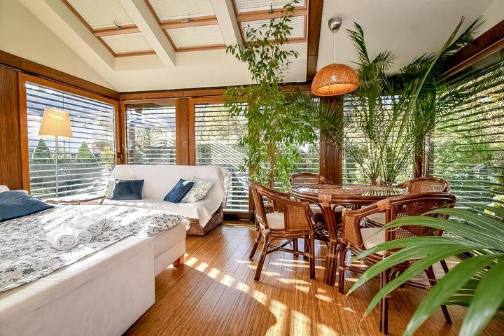 Apartament wakacyjny dla 9 osób, z ogród i widok, Dla rodziny w Rabka-Zdrój