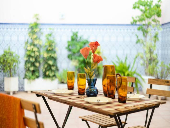 Gîte pour 4 personnes, avec terrasse, adapté aux familles à Elche