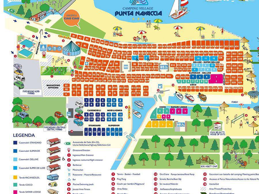 Camping Punta Navaccia  - Zelt 4 personen - Coco Sweet - ohne Sanitäranlagen in Tuoro sul Trasimeno, Lago Trasimeno