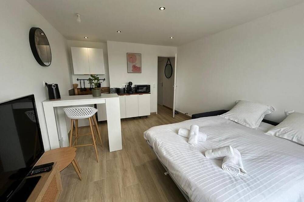 Entire apartment, Studio le Siana Nicole next to the station and within walking distance of the center in Chartres, Chartres region