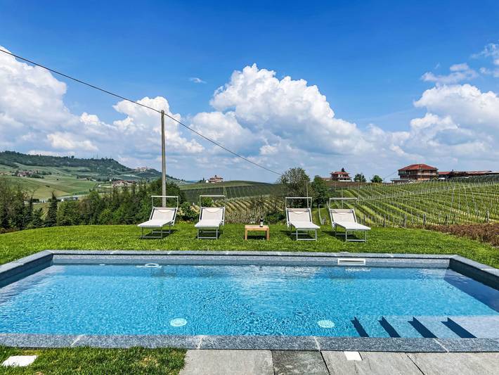 Ferienhaus für 10 Personen, mit Terrasse und Garten sowie Ausblick im Piemont - 3