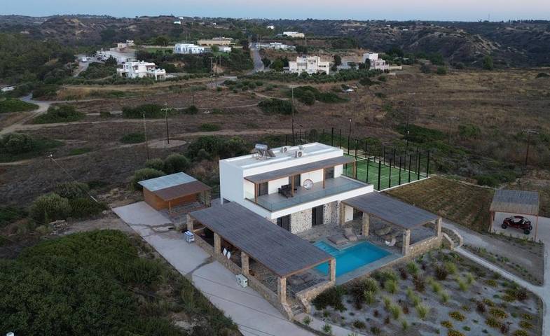 Villa für 8 Personen, mit Pool und Ausblick sowie Garten auf Kos - 3