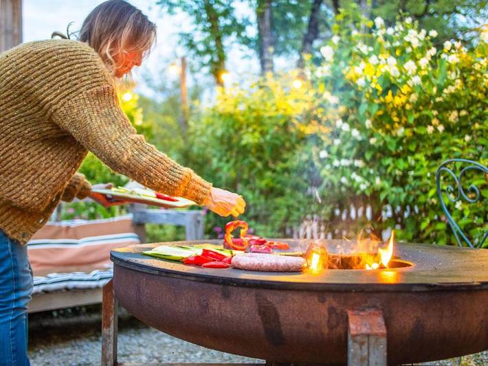 Station pour 4 personnes, avec terrasse ainsi que sauna et piscine à Saint-Sozy - 4