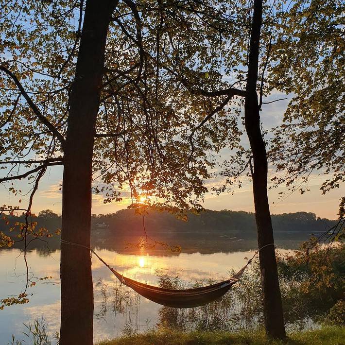 Dom dla 4 osób, z widok na jezioro i ogród oraz sauna i widok na Mazury