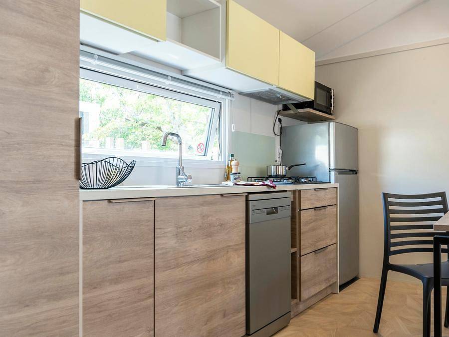 Camping Club Les Tamaris 5* - Ms Vacances - Mobilhome 4 personnes - Olbia Confort Climatisé in Le Barcarès, Côte méditerranéenne (France)