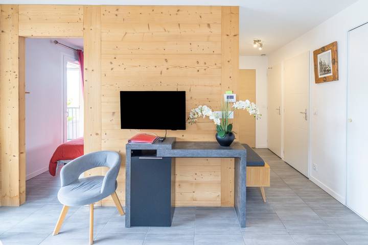 Entire apartment, Apartment 'Charmant T2' with Balcony and Wi-Fi in Le Fayet (Saint-Gervais-les-Bains), Saint-Gervais-les-Bains