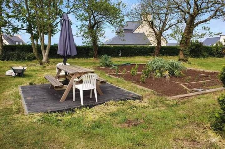 Maison de vacances pour 2 personnes, avec jardin et terrasse, animaux acceptés à Plouguerneau